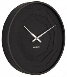 Laikrodis Karlsson Nástěnné hodiny s tichým chodem KA5850BK 