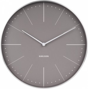 Laikrodis Karlsson Wall clock KA5681GY Interjero laikrodžiai, metereologinės stotelės