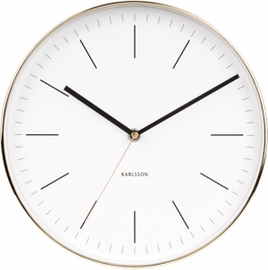 Laikrodis Karlsson Wall clock KA5695WH Interjero laikrodžiai, metereologinės stotelės