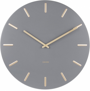 Laikrodis Karlsson Wall clock KA5716GY Interjero laikrodžiai, metereologinės stotelės