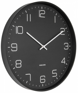 Laikrodis Karlsson Wall clock KA5751BK Interjera pulksteņi, meteoroloģiskās stacijas