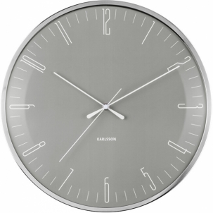 Laikrodis Karlsson Wall clock KA5754GY Interjera pulksteņi, meteoroloģiskās stacijas