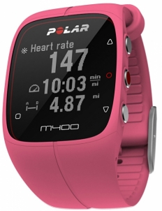 Laikrodis Polar M400 Pink HR