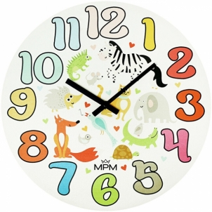 Laikrodis Prim Dětské hodiny MPM Animals E07M.4265.00 Interjera pulksteņi, meteoroloģiskās stacijas
