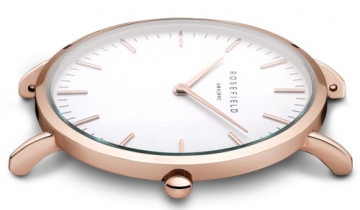 Laikrodis Rosefield THE BOWERY White Brown Rose gold