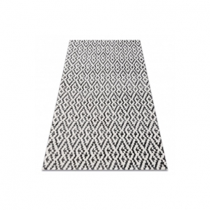Lauko kilimas su juodais akcentais MUNDO Geometry | 80x250 cm