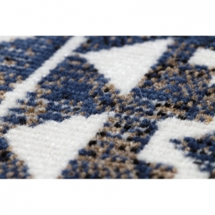 Lauko kilimas su mėlynais raštais MUNDO | 120x170 cm