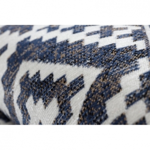 Lauko kilimas su mėlynais raštais MUNDO | 180x270 cm