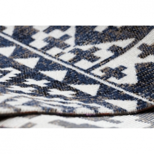 Lauko kilimas su mėlynais raštais MUNDO | 200x290 cm