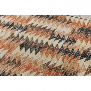 Lauko kilimas su oranžiniais akcentais MUNDO | 140x190 cm
