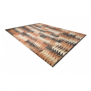 Lauko kilimas su oranžiniais akcentais MUNDO | 80x150 cm