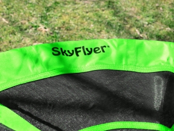 Lauko sūpynės SkyFlyer, 100 cm skersmens, žalios