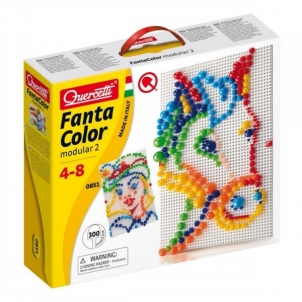 Lavinamasis žaislas 0851 Quercetti Fantacolor Modular 2 Jigsaw for kids