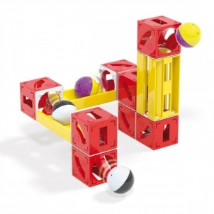 Lavinamasis žaislas 6504 Quercetti Cuboga cubes & tubes marble run