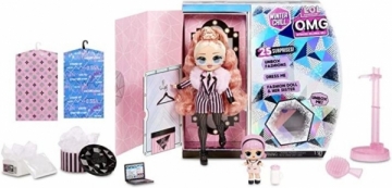 Lėlė 570264 L.O.L. Surprise! O.M.G. Winter Chill Big Wig & Madame Queen Doll with 25 Surprises MGA
