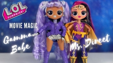 Lėlė 577898 L.O.L Surprise OMG Movie Magic GAMMA BABE - Fashion Doll with 25 Surprises MGA