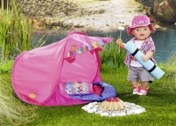 Lėlė 823743 Zapf Baby Born Play & Fun Camping Set