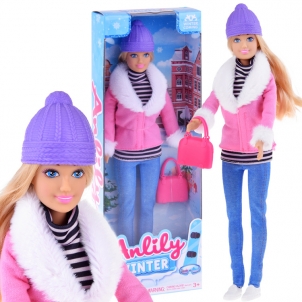 Lėlė Anlily su žieminiais drabužiais Izglītojošās rotaļlietas