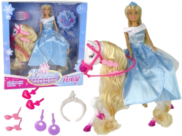Lėlė Anlily su žirgu Izglītojošās rotaļlietas