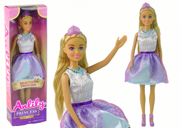 Lėlė Anlily violetine suknele Educational toys