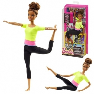 Lėlė DHL83 / DHL81Barbie Endless Moves Doll with Yellow Top