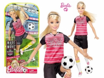 Lėlė Barbie Soccer Player DVF69 / DVF68 / DHL81