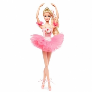 Lėlė DVP52 Barbie Collector Doll, Ballet Wishes Doll with Braided Hair, Tutu and Ballet Shoes