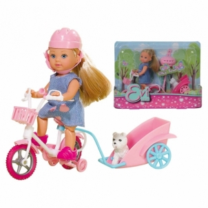 Lėlė Evi su dviračiu Rotaļlietas meitenēm