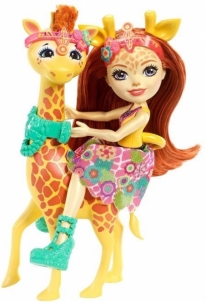 Lėlė FKY74 / FKY72 Enchantimals Gillian Giraffe Dolls MATTEL