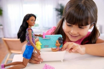 Lėlė Barbie Skipper Babysitters FXH06 / FHY97 Mattel 