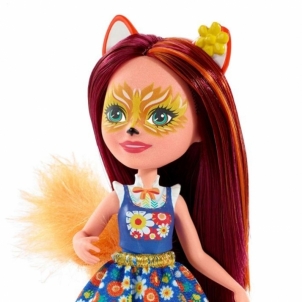 Lėlė FXM71 / DVH87 Enchantimals Felicity Fox Doll Flick Animal Friend Figure, Multicolored MATTEL