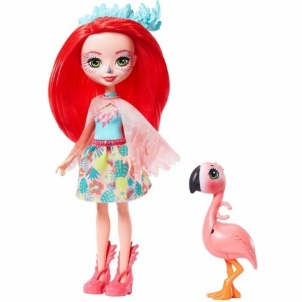 Lėlė GFN42 Enchantimals Fanci Flamingo & Swash