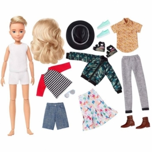 Lėlė GGT67 Creatable World Deluxe Character Kit Customizable Doll with Blonde Wavy Hair, 6 Pieces Doll Cl