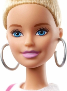 Lėlė Barbie Fashionistas 142 Doll with Blonde Updo Hair Wearing Pink Mattel GHW56
