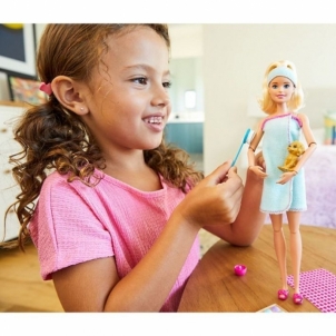 Lėlė Barbie Spa Doll with Puppy GJG55 Mattel