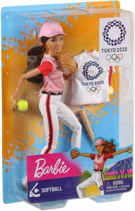 Lėlė Barbie Softball Tokyo Olympics GJL77 / GJL73 MATTEL 