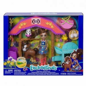 Lėlė Enchantimals Barnyard Nursery GJX23 Mattel