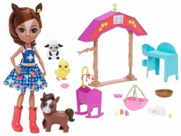 Lėlė GJX23 Mattel Enchantimals Barnyard Nursery