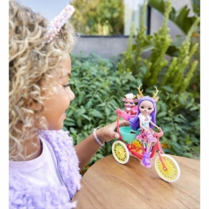 Lėlė GJX30 / FJH11 Mattel Enchantimals Bike Buddies Rotaļlietas meitenēm