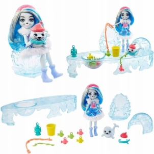 Lėlė Enchantimals Ledinė žvejyba GJX48 Mattel