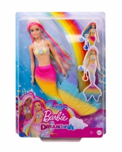 Lėlė GTF89 Barbie Dreamtopia Rainbow Magic Mermaid Doll MATTEL