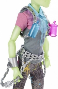 Lėlė Mattel NEW Monster High Haunted CGV19 / CDC34 Student Spirits Porter Geiss Doll