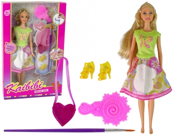 Lėlė menininkė, rožinės spalvos Izglītojošās rotaļlietas