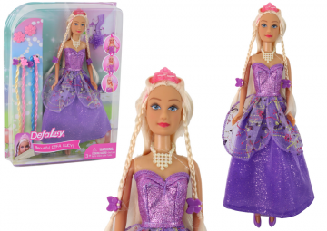 Lėlė princese su violetine sunele Izglītojošās rotaļlietas