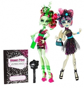 Lėlės Monster High Zombie Shake ROCHELLE GOYLE & Venus McFlytrap BJR17 / BJR15 / X5227