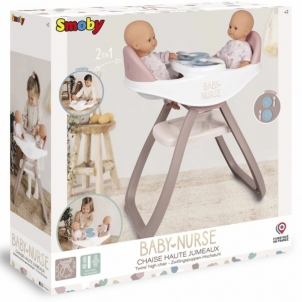 Lėlių dvynukių maitinimo kėdutė Toys for girls