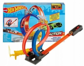 Lenktynių trąsa GND92 Hot Wheels® Action Energy Track Automobilių lenktynių trasos vaikams