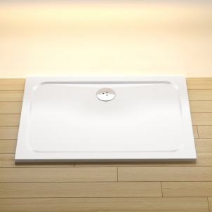 Lietas dušo padėklas Ravak Gigant Pro Chrome, 100x90 baltas Shower tray
