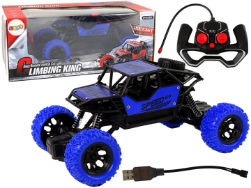 Limbing King nuotoliniu būdu valdomas R/C visureigis 1:18, mėlynas RC automobiliai vaikams