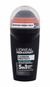 L´Oreal Paris Men Expert Carbon Protect Antiperspirant Roll On Cosmetic 50ml Deodorants/anti-perspirants